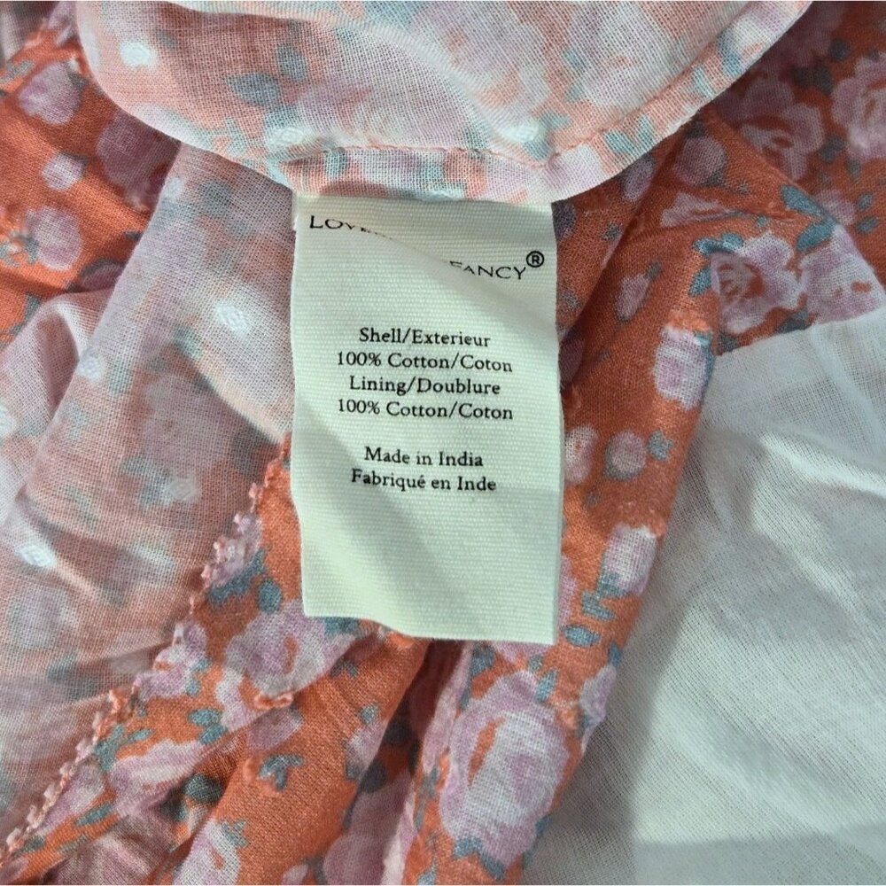 LOVESHACKFANCY Caressa Floral Print Tiered Sundress Pink Small NWT $395 - Picture 8 of 9